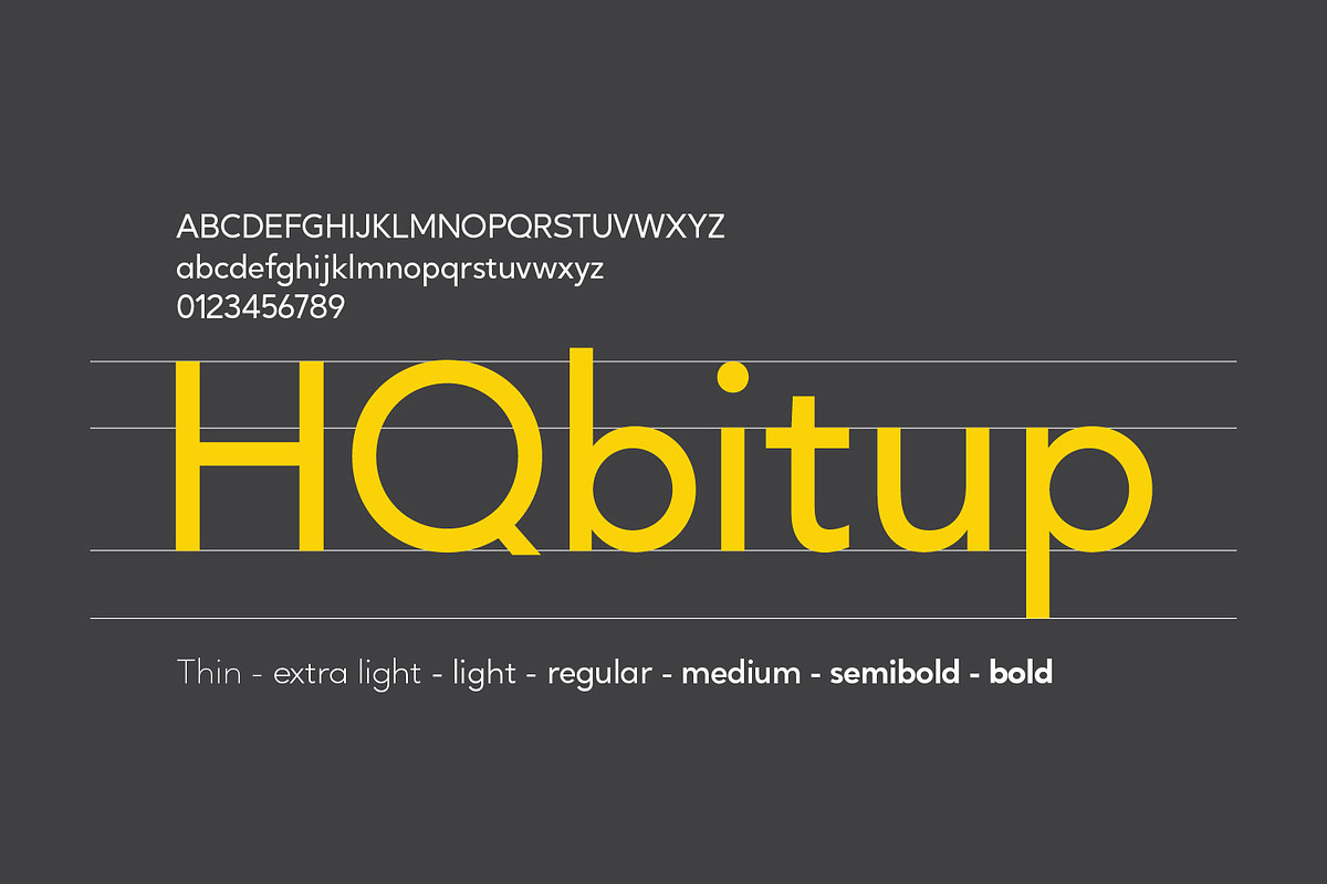 Wolfin - Modern Geometric Sans Serif, a Sans Serif Font by Ridha-38.lineart (Photo 2 of 10)
