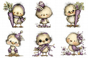 Whimsical Funny Easter Bird Clipart, an Illustration by Daily.Designs (Thumbnail 4 of 7)