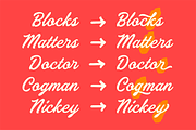 Wilmine Vintage Brush Script, a Script Font by Letterhend Studio (Thumbnail 4 of 9)