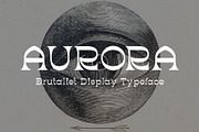 Aurora - Brutalist Display Typeface, a Serif Font by HipFonts (Thumbnail 3 of 8)