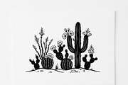 60 Desert Cactus Floral Silhouette, a Seasonal Illustration by Amazin_art (Thumbnail 25 of 34)