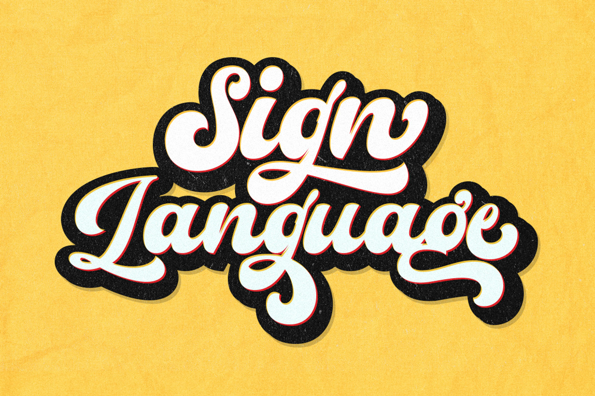 Nigthwel - Retro Font, a Script Font by Picatype Studio (Photo 5 of 9)