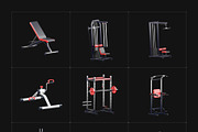 3D Fitness and Exercise Icons, a Duotone Icon by Vectors Market (Thumbnail 7 of 7)