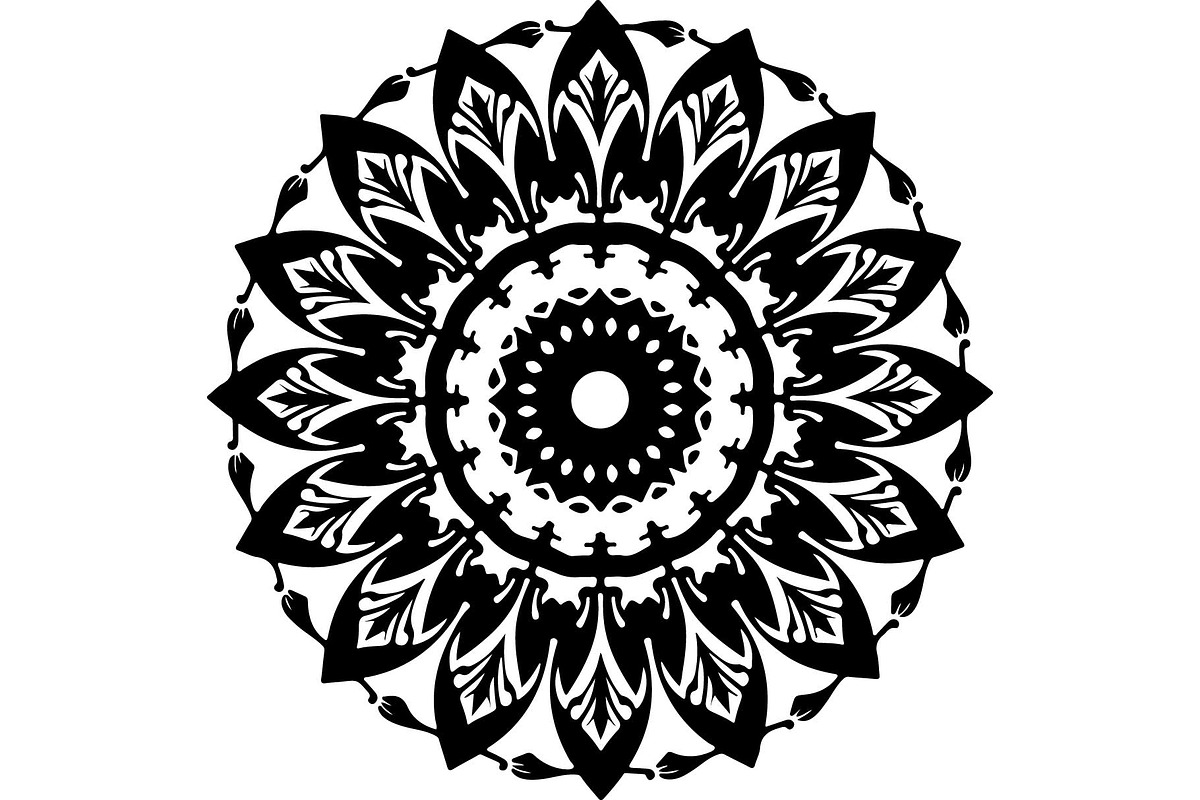 Black Mandala Bundle, an Object Graphic by Designer_Momina (Photo 2 of 7)