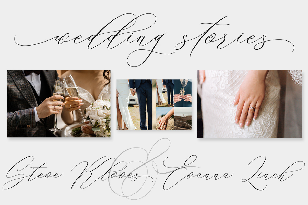 Beautiful in White, a Script Font by HKL Studio (Photo 3 of 12)