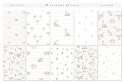 DINOSAURS watercolor set, an Animal Illustration by erasovas (Thumbnail 6 of 10)