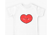 Baby Heart SVG | Cute Kawaii Heart, an Illustration by TheHitShop (Thumbnail 7 of 10)