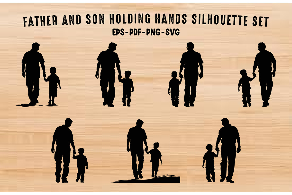 Father and Son holding hands, a Person Illustration by Gfx Expert Team (Photo 1 of 3)