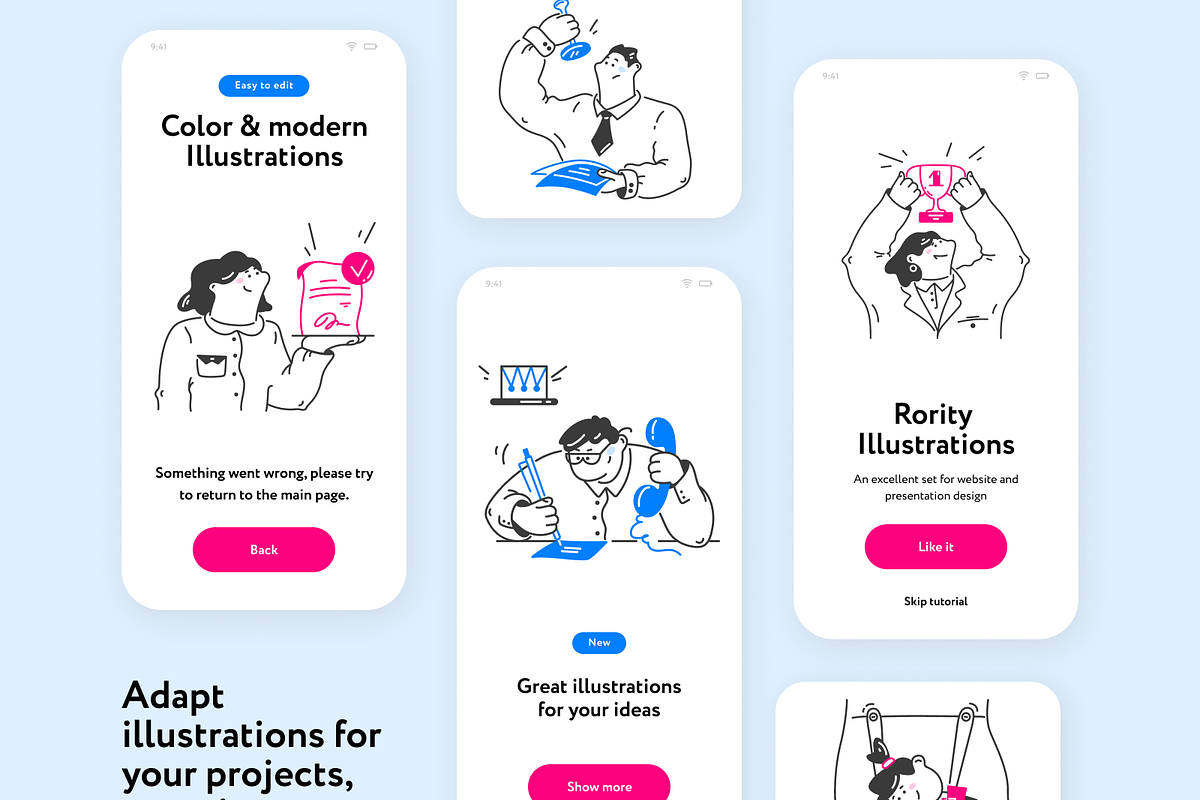Rority Collection, a Person Illustration by Welovegraphics (Photo 3 of 11)