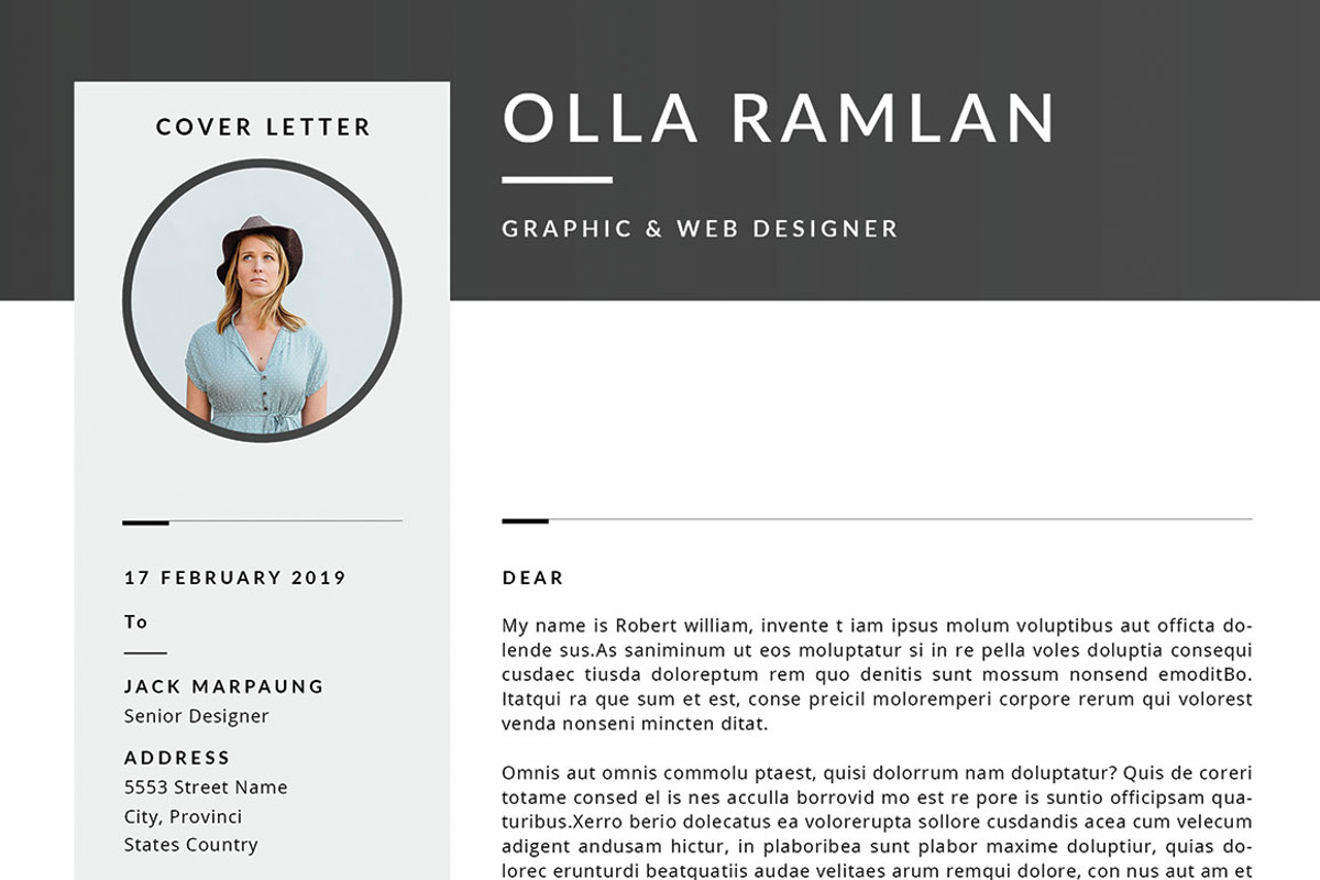 Resume/CV Template, a Resume Template by Symie Design (Photo 4 of 4)