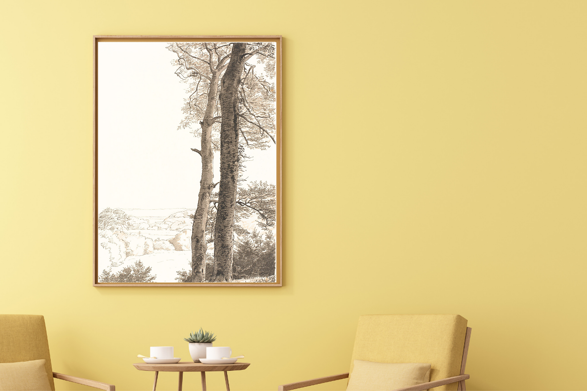 Vintage Tree Sketch PNG, a Decorative Illustration by Pink_bloom (Photo 6 of 8)