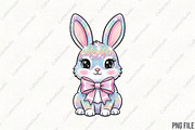 Sparkly Dazzle Coquette Easter Bunny, an Illustration by CraftArtStudio (Thumbnail 1 of 4)