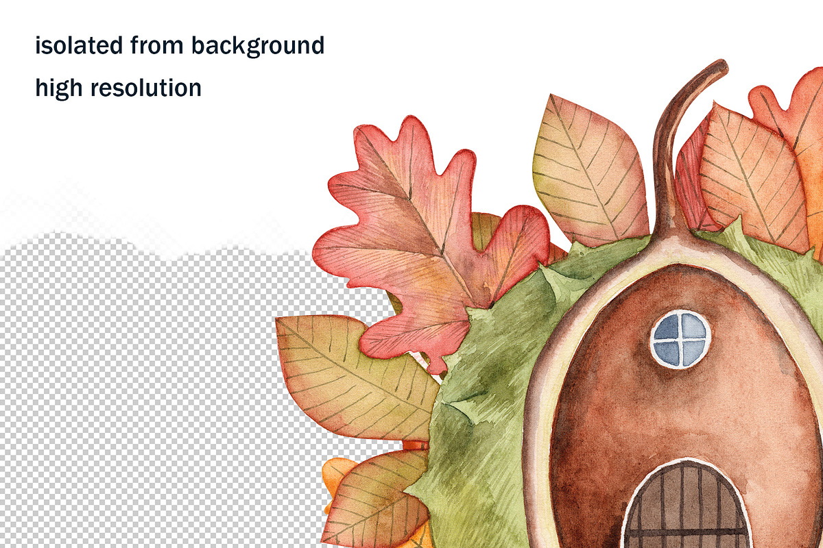 Fairy tale nut houses, a Food Illustration by Dashamoony (Photo 2 of 2)