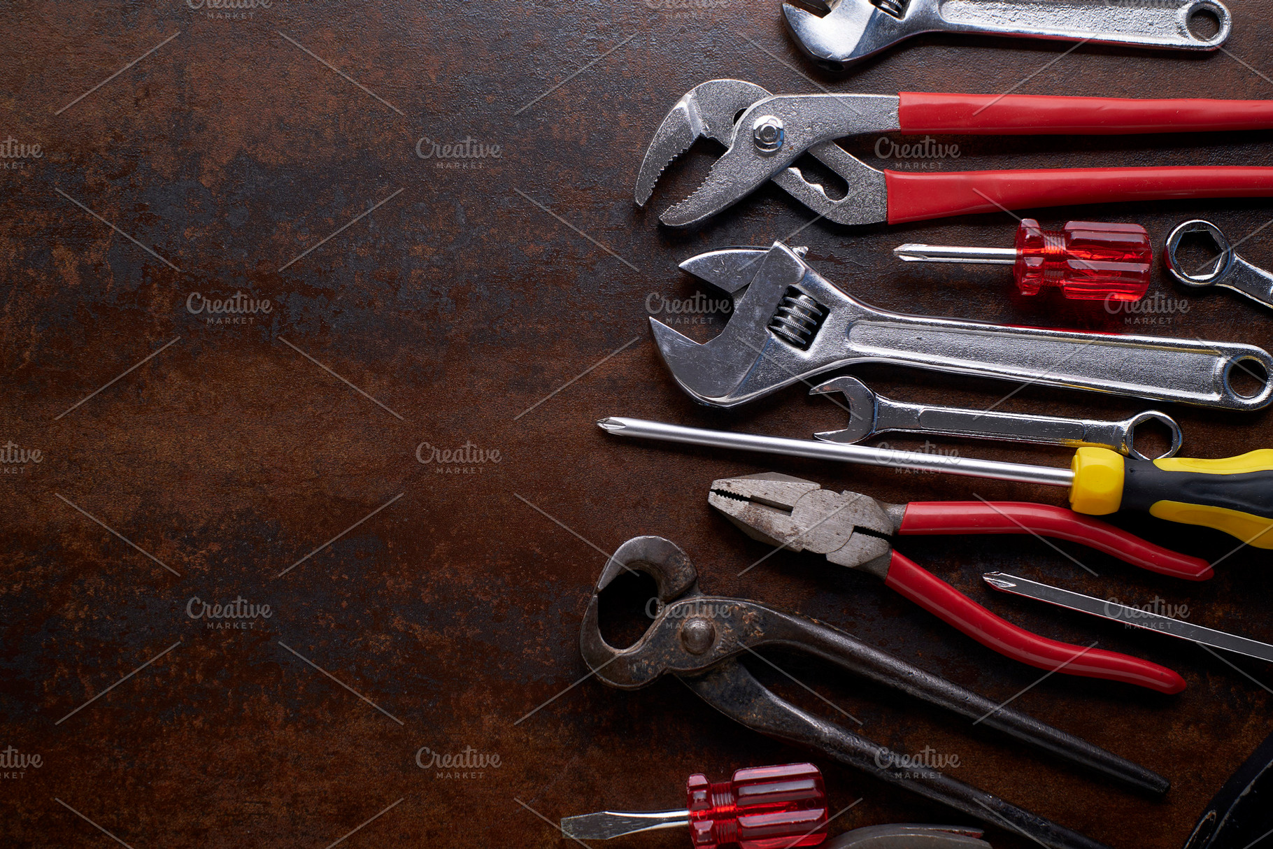 Background of different work and rep, an Industrial Photo by alfernec