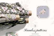 Magnolia watercolor floral set, a Decorative Illustration by Yuliia Lashevska (Thumbnail 11 of 13)