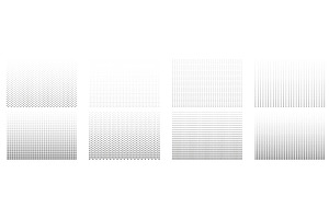Halftone Backgrounds, an Illustration by Vector Creator