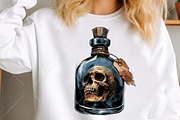 Whimsical Halloween Poison Potion, a Seasonal Illustration by Canvas Craft (Thumbnail 5 of 10)