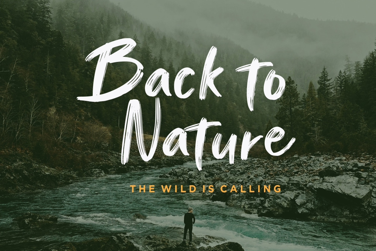 Ganttlets Brush Business Font preview 4