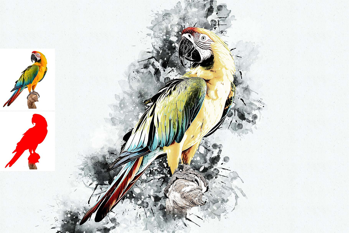 Photo to Ink Art Photoshop Action, an Action Add-On by MRI STUDIO (Photo 7 of 10)