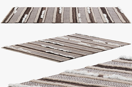 nuLOOM Solid Chevron Stripes Area Ru, a Furniture 3D Model by 3dmitruk