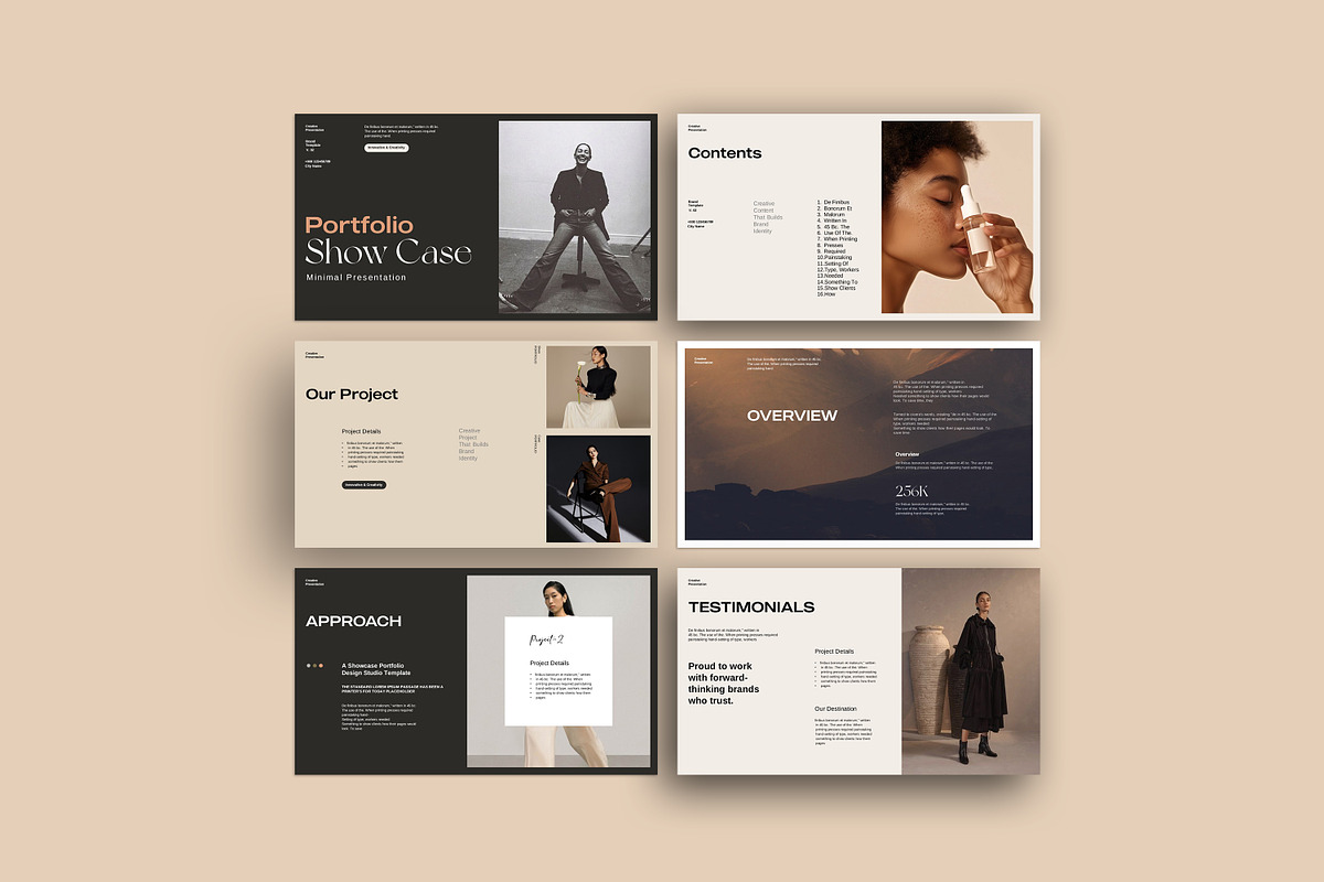 Portfolio Showcase Template, a Presentation Template by slidestock55 (Photo 4 of 12)