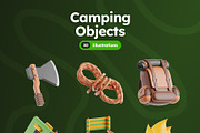 Camping 3D Icons, an Object 3D Model by Rakata Studio (Thumbnail 7 of 7)