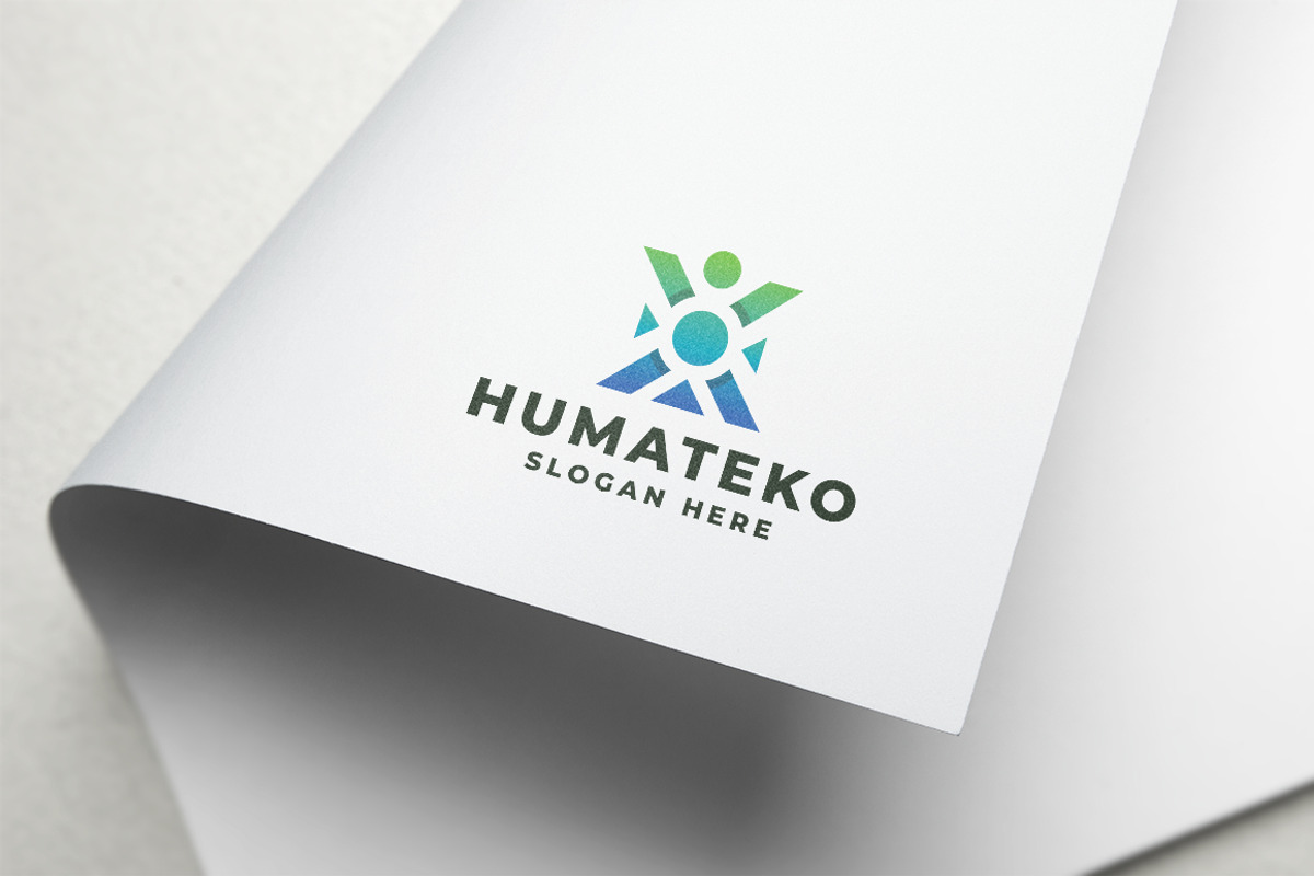 Abstract Geometric Human/Community L, a Design Template by Design_Planet (Photo 2 of 3)