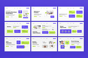 White Purple Pitch Deck Google Slide, a Presentation Template by graphicook (Thumbnail 2 of 5)