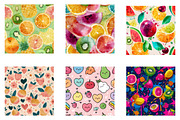 Summer Fruity Fun Seamless Pattern, a Pattern Graphic by CreationArt (Thumbnail 6 of 7)