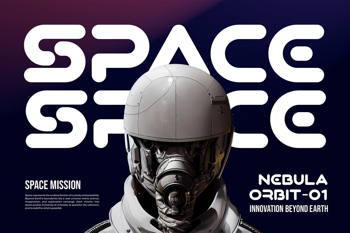 Saygen || Futuristic Sans Serif Font, a Sans Serif Font by Ermedia Studio (Photo 5 of 10)