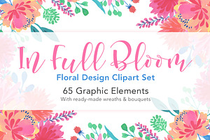 In Full Bloom: Floral Design ClipArt