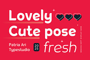 Negova Curved Display Sans, a Sans Serif Font by Patria Ari (P4tcreativa) (Thumbnail 3 of 5)