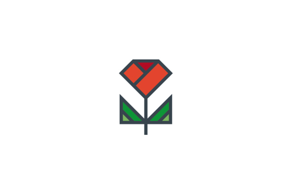 Diamond Flower Logo, a Branding & Logo Template by Mauro Bertolino (Photo 1 of 3)