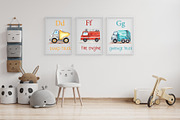 Watercolor Transport alphabet, an Object Graphic by Ana-Sakuta (Thumbnail 7 of 14)