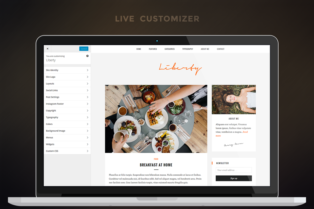 Liberty - Responsive Blog Theme, a WordPress Template by ThemeNeo (Photo 3 of 3)