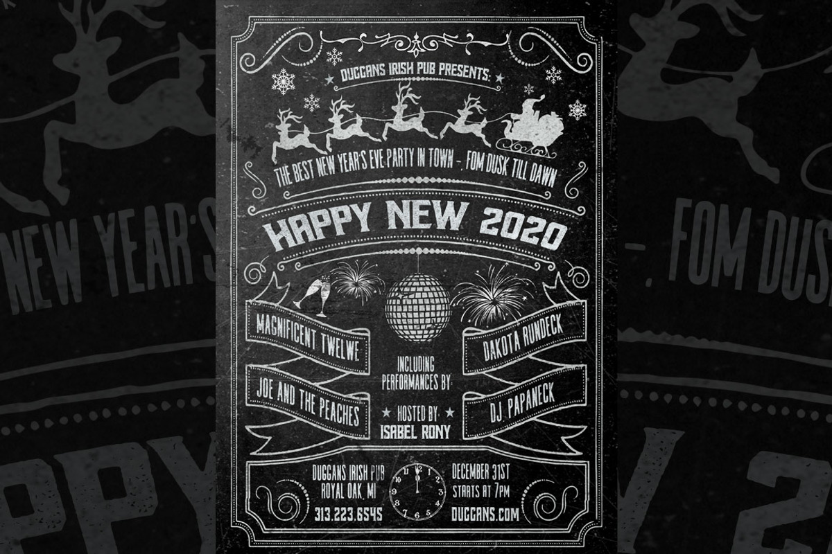 Chalk Poster in 3 Styles, a Flyer Template by the little wonder shop (Photo 2 of 5)