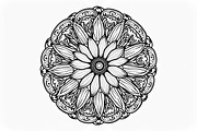 Elegant Hand-Drawn Mandala Designs B, an Object Graphic by BIPLOB EXPERT (Thumbnail 7 of 14)