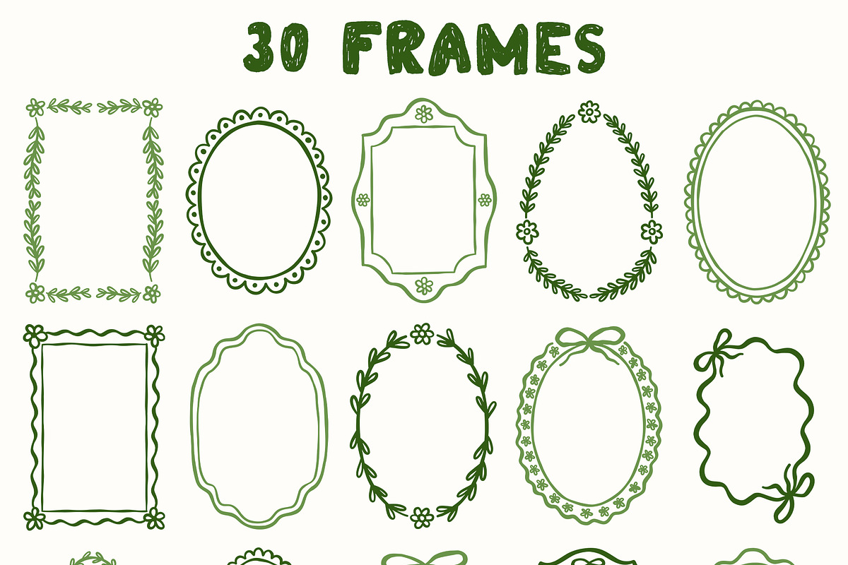 Spring Easter Frames & Illustration, an Object Graphic by ArtFM (Photo 5 of 10)