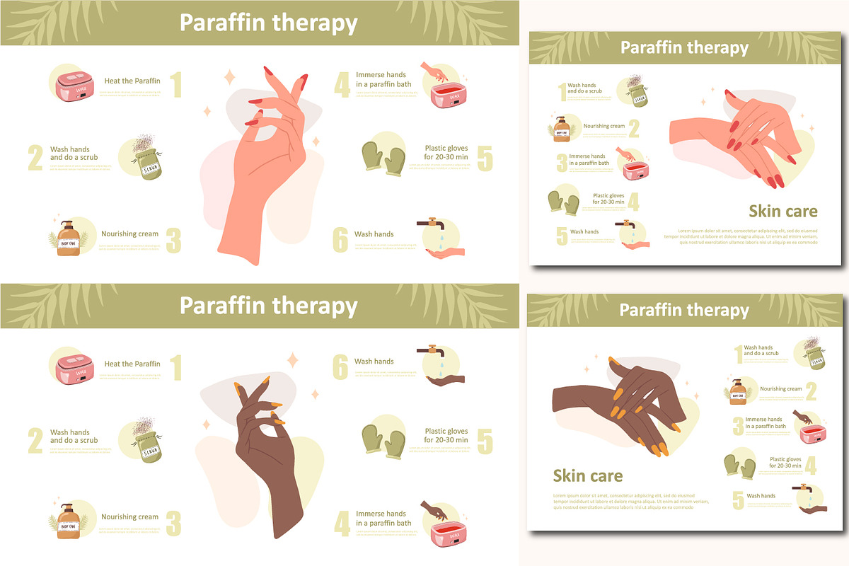 Paraffin therapy, wax from skin care, an Illustration by KeronnArt (Photo 4 of 9)
