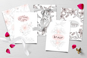 Elegant floral greeting cards, a Card Template by yana.tasha (Thumbnail 4 of 5)