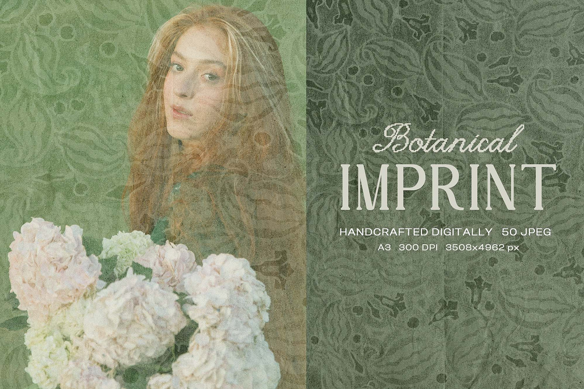 Botanical Imprint — Organic Papers, a Background Graphic by DigARTbyHavroshka (Photo 14 of 15)