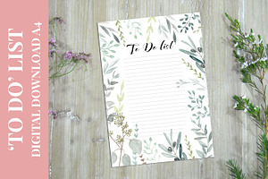 To Do List Planner A4 Format