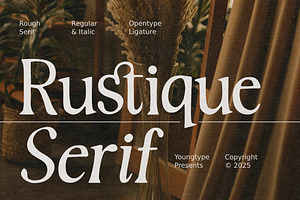 Rustique Serif, a Serif Font by Youngtype.Std
