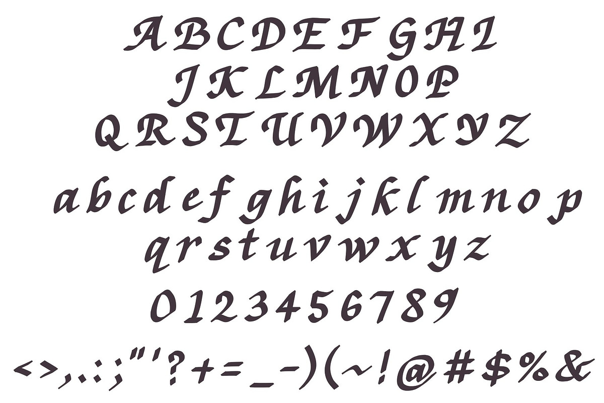 Tuesday Display Italic, a Handwritten Font by Eryn Rose Design (Photo 7 of 9)