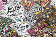 Design & Art Cartoon Doodle Big Pack, a Decorative Illustration by BALABOLKA (Thumbnail 9 of 10)
