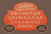 Candleton - Display Font, a Sans Serif Font by Letterhend Studio (Thumbnail 5 of 9)
