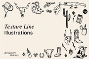 Cowgirl Illustrations, a Decorative Illustration by ginni illustrations (Thumbnail 4 of 5)