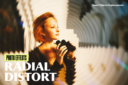 Radial Distort Photo Effect, a Layer Style Add-On by dokudokunomi