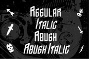 Punk Machina Typeface + Bonus, a Font by fopifopi (Thumbnail 2 of 4)