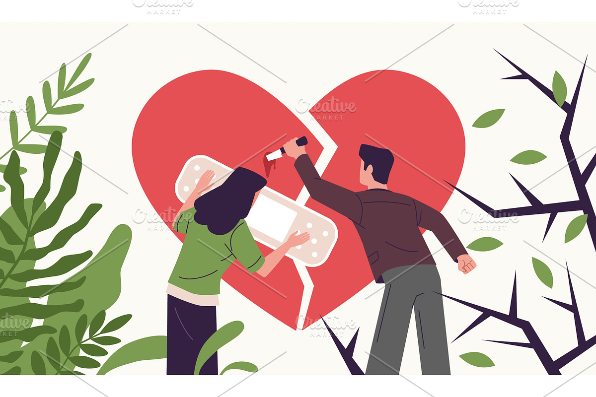 Fake friendship. Attempt to rekindle, an Object Illustration by YummyBuum